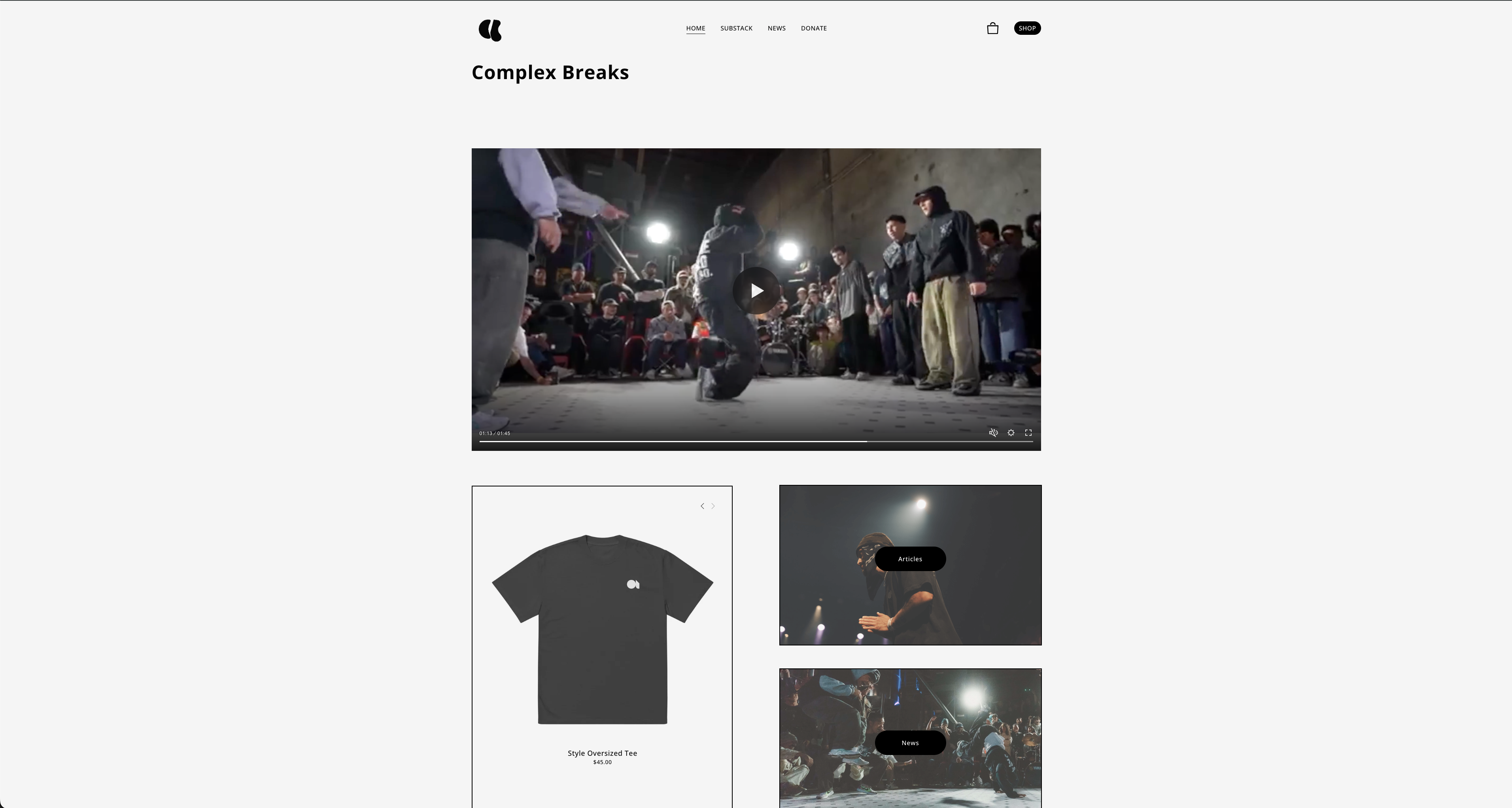 complex breaks website