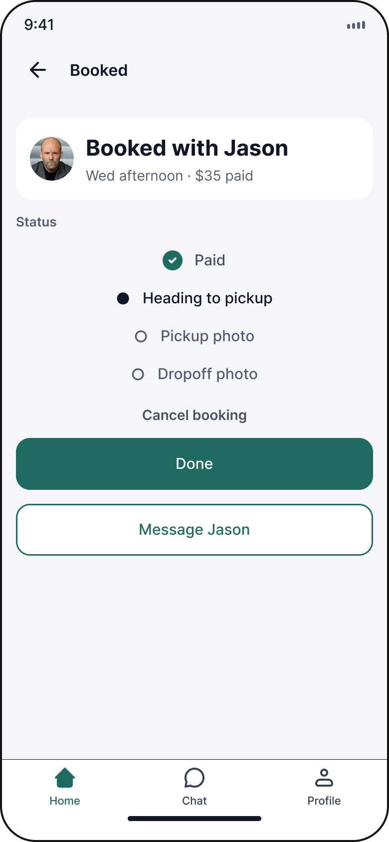 Step 5: Booked