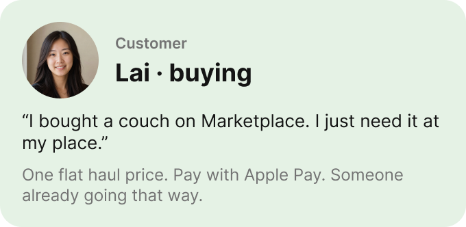 Persona: Lai, 27, buyer in East Vancouver