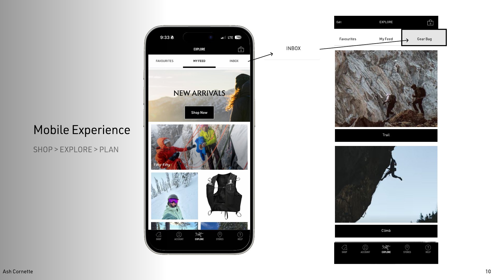 Deck: mobile experience