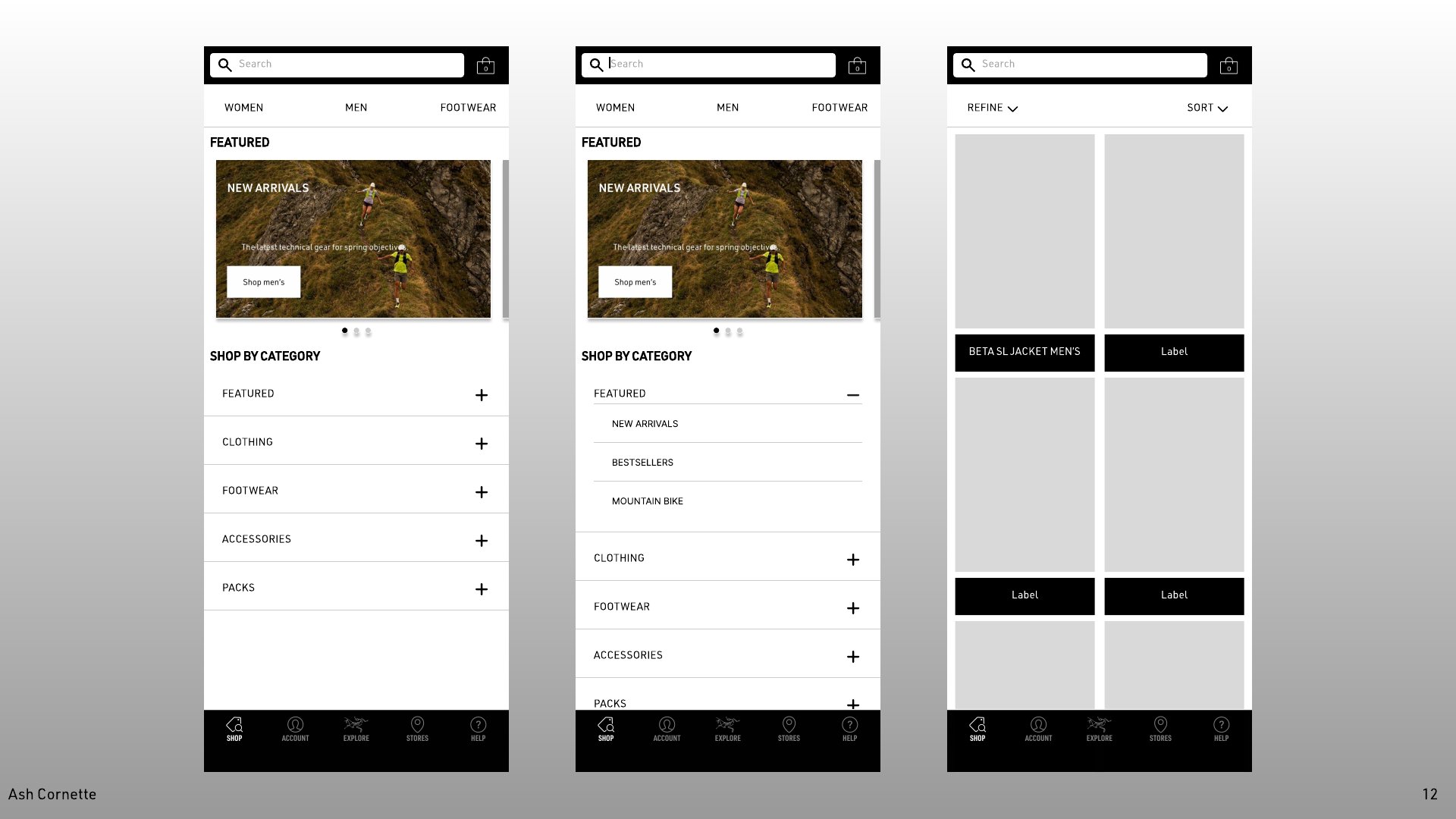 Deck: wireframes